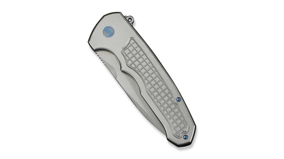 We Knife Co Ltd Starlash Flipper Knife Gray Titanium Handle 3.97inch Stonewashed Bohler M390 Blade