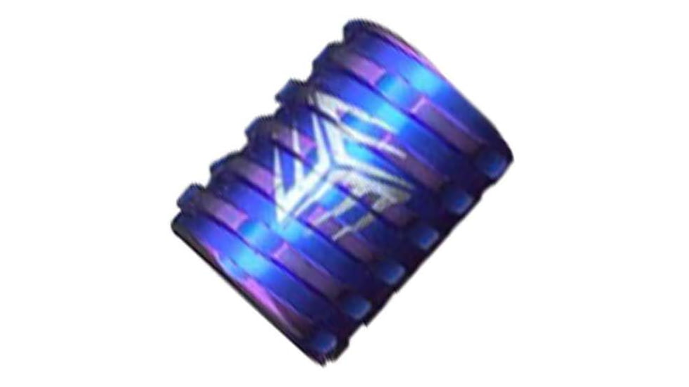 We Knife Co Ltd Tiium Bead Purple, Bead, 0.5in Overall, Titanium Construction, Purple, Purple, A02B