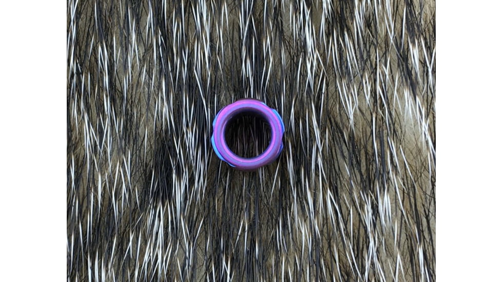 We Knife Co Ltd Tiium Bead Purple, Bead, 0.5in Overall, Titanium Construction, Purple, Purple, A02B