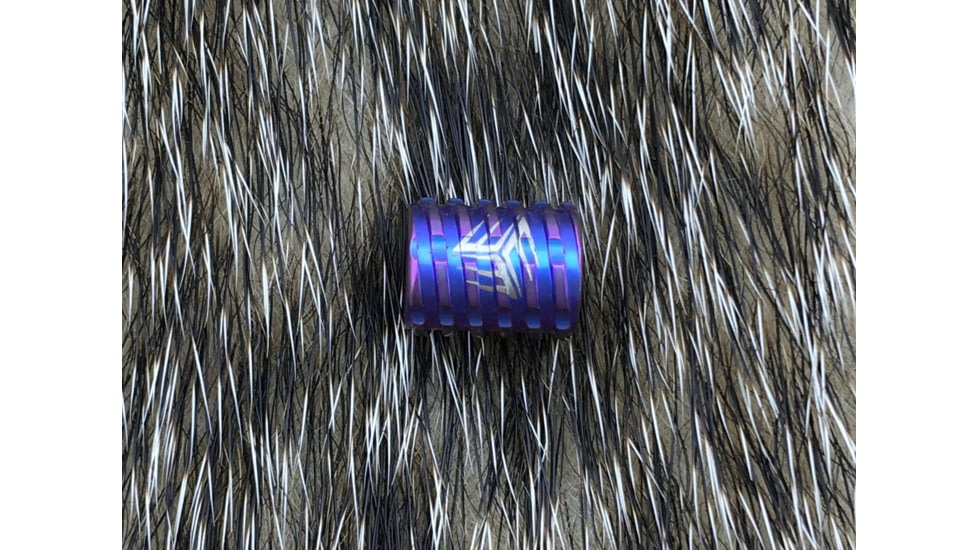 We Knife Co Ltd Tiium Bead Purple, Bead, 0.5in Overall, Titanium Construction, Purple, Purple, A02B