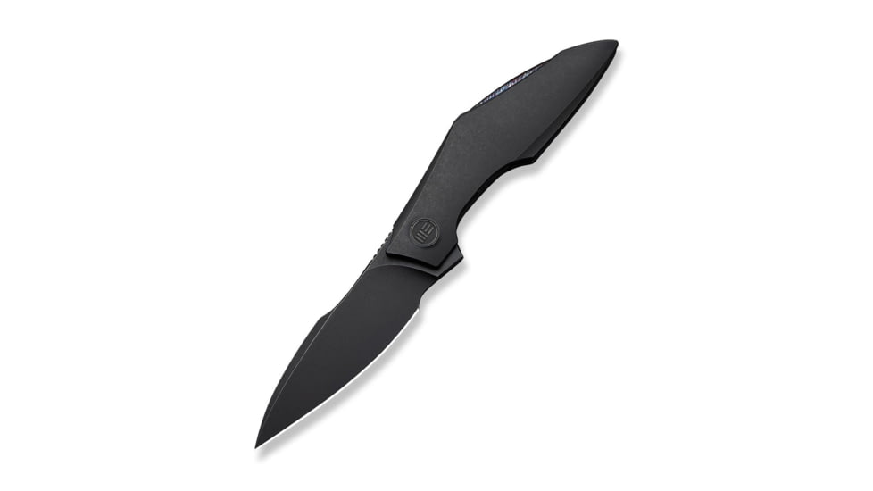 We Knife Co Ltd Weknife Krait Snake Flipper Knife Black Titanium Handle