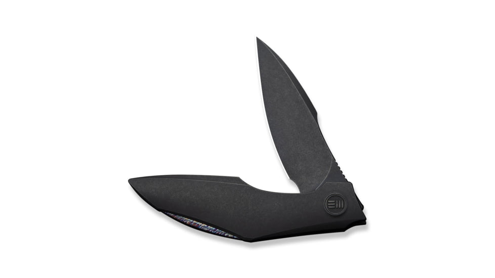 We Knife Co Ltd Weknife Krait Snake Flipper Knife Black Titanium Handle