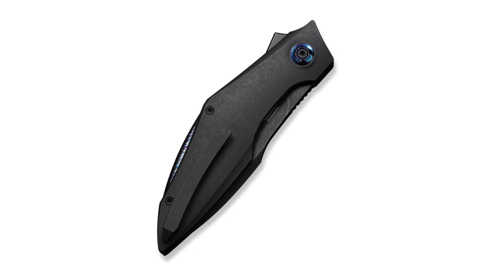 We Knife Co Ltd Weknife Krait Snake Flipper Knife Black Titanium Handle