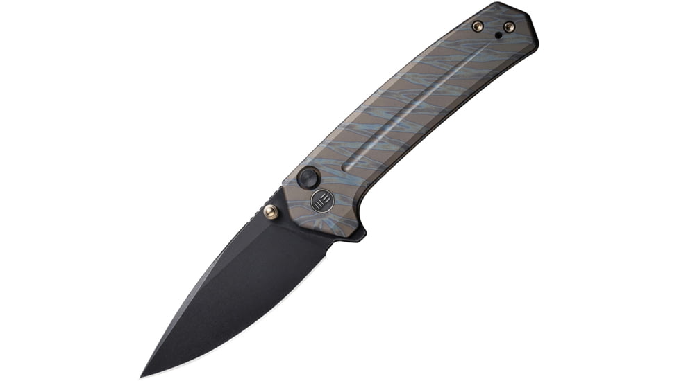 We Knife Co Ltd We Knife Culex 2.9'' Tiger Strp Flamed Titanium/blk Stnwash