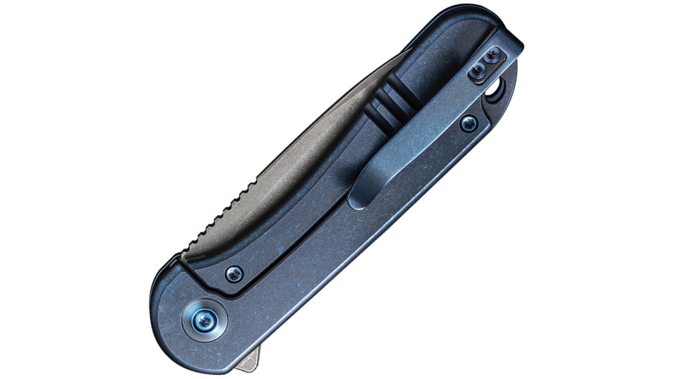 We Knife Co Ltd We Knife Elementum 2.96'' Blue Titanium/stnwsh 20cv Frm Lock