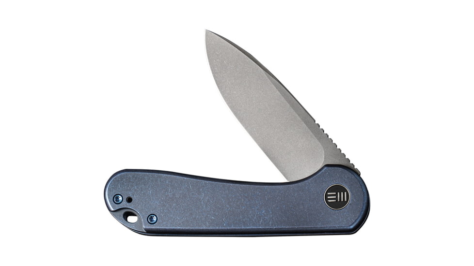 We Knife Co Ltd We Knife Elementum 2.96'' Blue Titanium/stnwsh 20cv Frm Lock