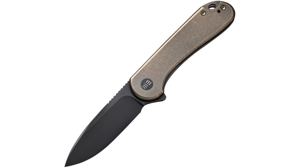 We Knife Co Ltd We Knife Elementum 2.96'' Bronz Titanium/stnwsh 20cv Frm Lock