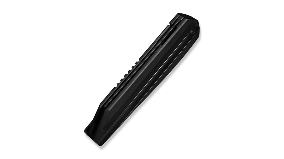 We Knife Co Ltd Collinear Flipper Knife Black Titanium Handle And Endcap 3.67inch Black Stonewashed Bohler M390 Blade