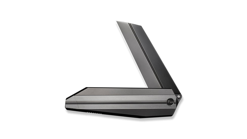 We Knife Co Ltd Collinear Flipper Knife Polished Gray &amp; Satin Titanium Handle And Endcap 3.67inch Polished Gray Bohler M390 Blade