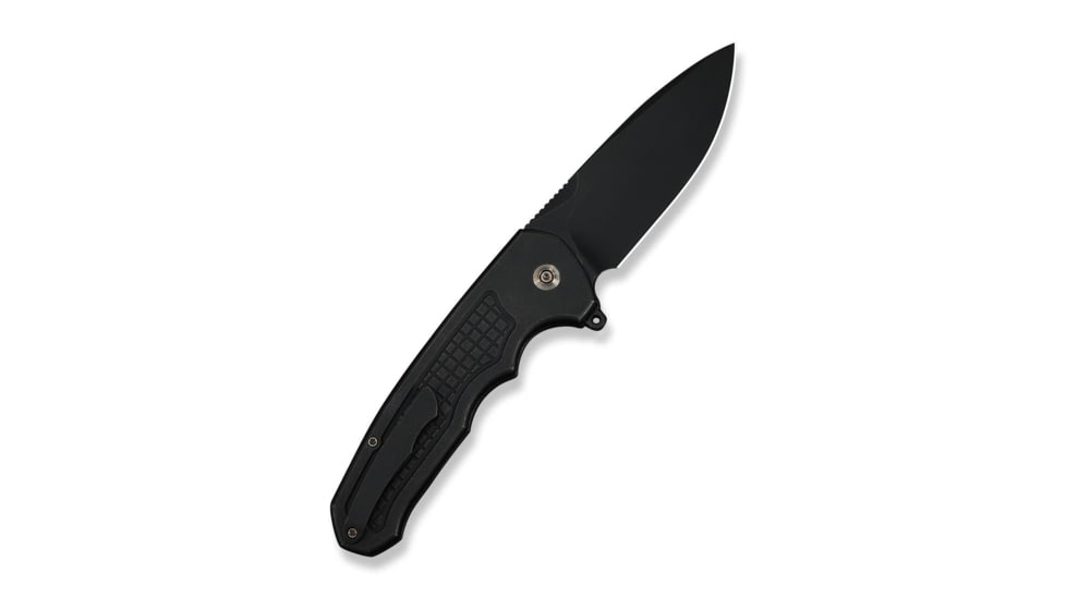 We Knife Co Ltd Starlash Flipper Knife Black Titanium Handle 3.97inch Black Stonewashed Bohler M390 Blade