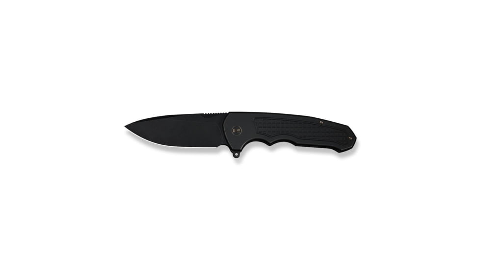 We Knife Co Ltd Starlash Flipper Knife Black Titanium Handle 3.97inch Black Stonewashed Bohler M390 Blade
