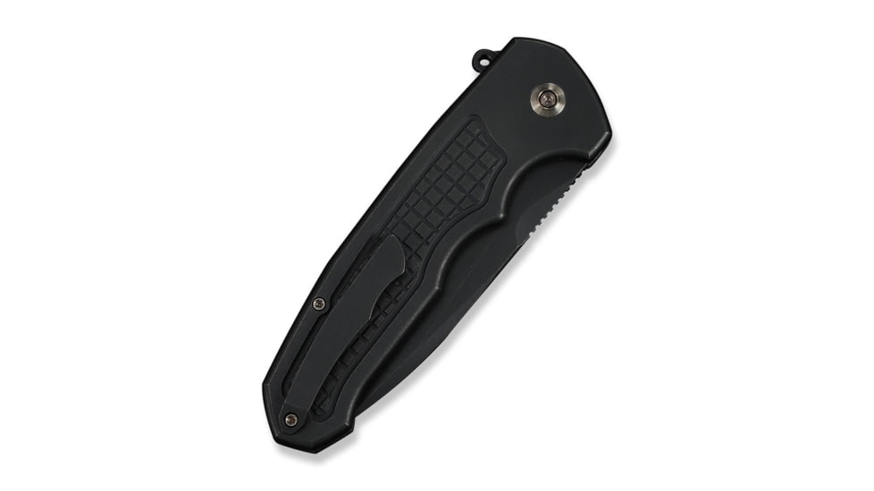 We Knife Co Ltd Starlash Flipper Knife Black Titanium Handle 3.97inch Black Stonewashed Bohler M390 Blade