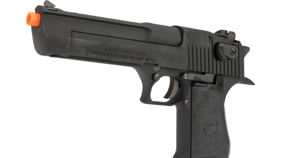 WE-Tech Desert Eagle .50 AE Full Metal Gas Blowback Airsoft Pistol by Cybergun, Black, Medium, 090509 / CG-DE0100