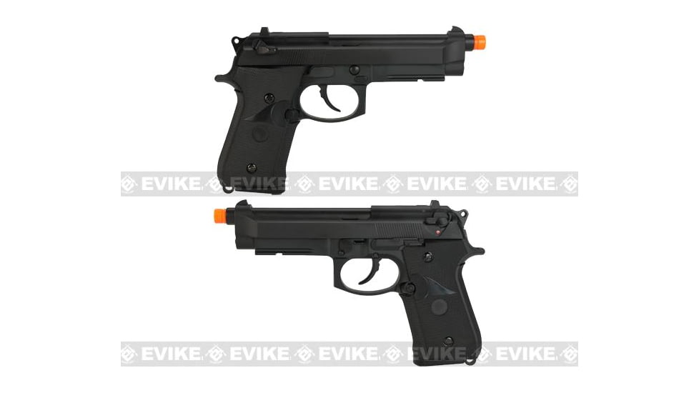 WE-Tech M9A1 Full Metal Gas Blowback Pistol, Black, WE-M008-B-M9A1
