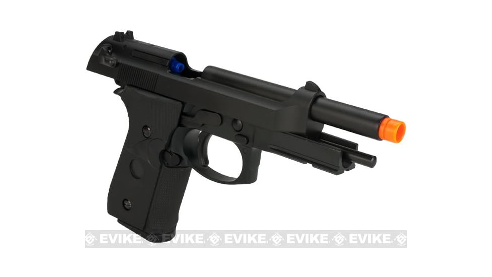 WE-Tech M9A1 Full Metal Gas Blowback Pistol, Black, WE-M008-B-M9A1