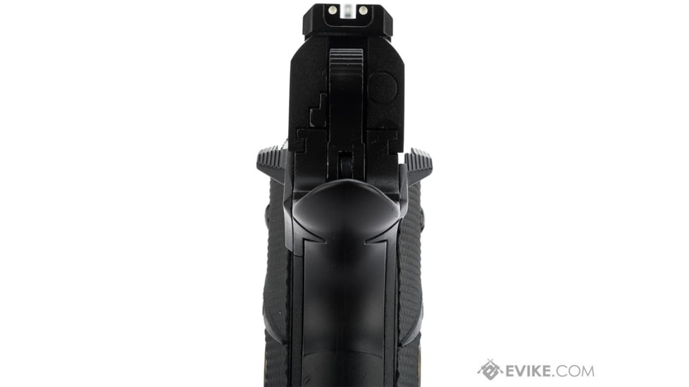 WE-Tech WE/CQB Master Metal 1911 MEU Gen 2 Heavy Weight Airsoft GBB Pistol, Black, WE-E008-MEU-BK