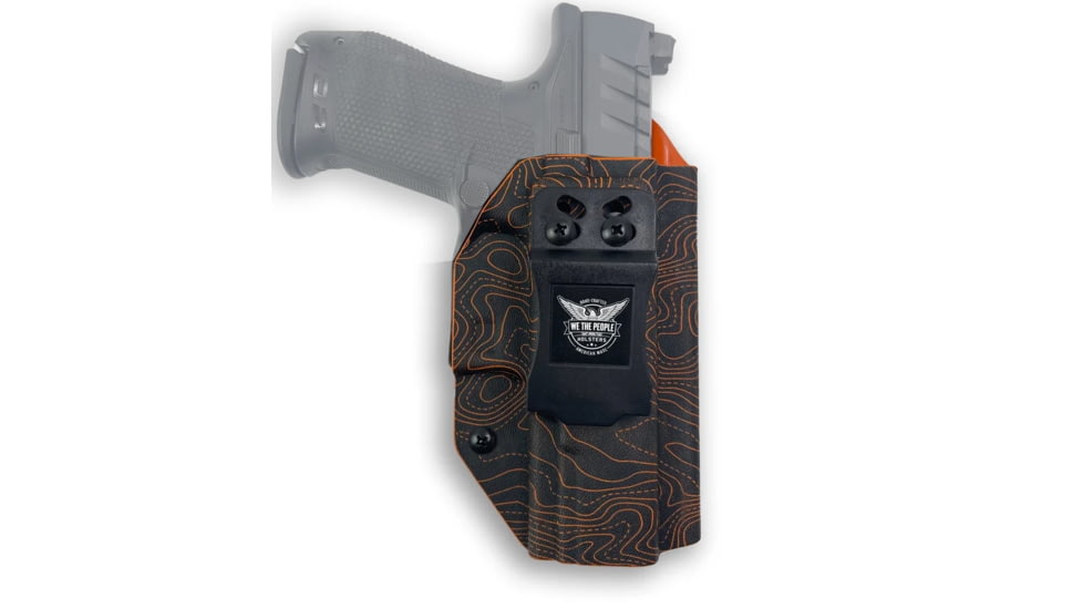 We the People Holsters Kydex IWB Holster, S&amp;W Shield X, Right Hand, Topographic Orange, WTP-279-1044-R