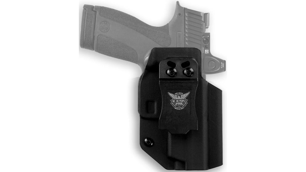 We the People Holsters Kydex IWB Holster, S&amp;W Shield X, Optic Cut, Right Hand, Black, WTP-R279-1000-R