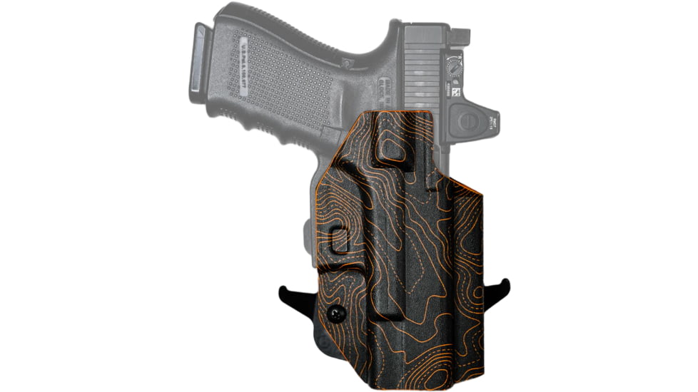 We the People Holsters Kydex IWB Holster, S&amp;W 442/642 Revolver, Right Hand, Topographic Orange, WTP-11-1044-R