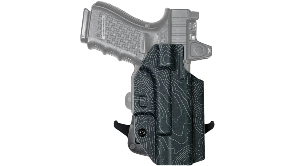 We the People Holsters Kydex IWB Holster, S&amp;W 442/642 Revolver, Right Hand, Topographic Gray, WTP-11-1047-R