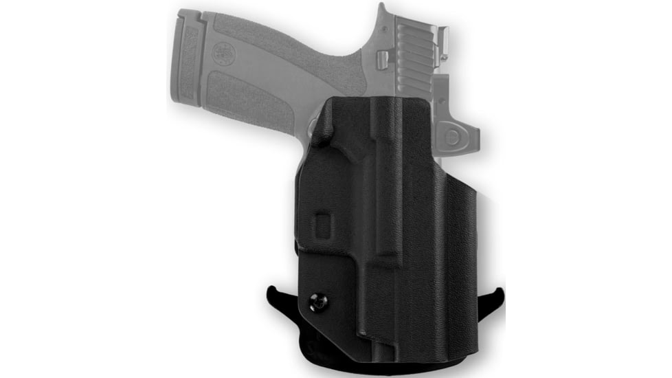 We the People Holsters Kydex OWB Paddle Holster, S&amp;W Shield X, Optic Cut, Right Hand, Black, OWB-R279-1000-R