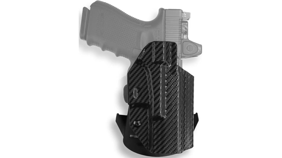 We the People Holsters Kydex OWB Paddle Holster, S&amp;W Shield X, Optic Cut, Right Hand, Carbon Fiber, OWB-R279-1001-R