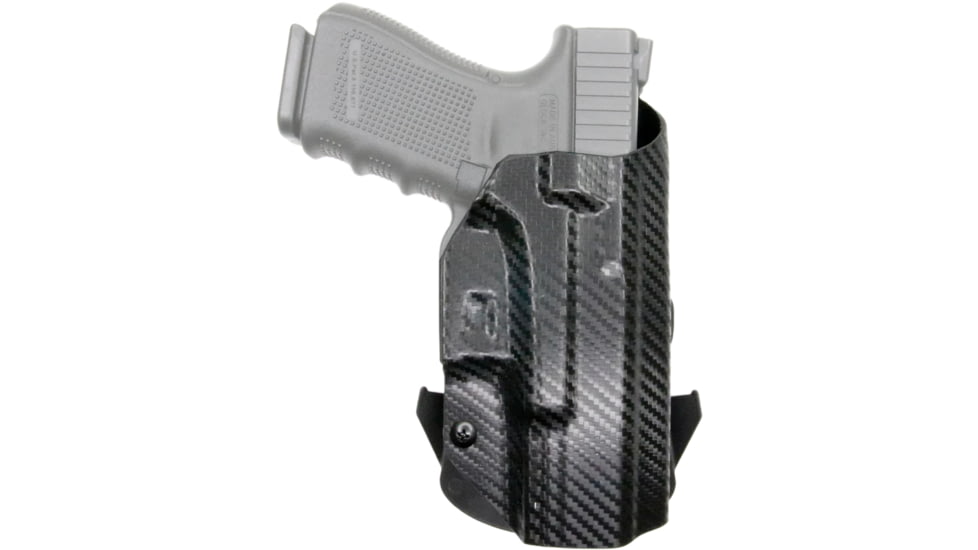 We the People Holsters Kydex OWB Paddle Holster, Springfield XD-M Compact 3.8in 9/40/45, Right Hand, Carbon Fiber, OWB-52-1001-R