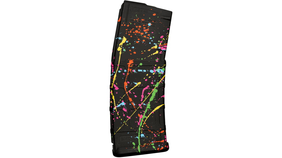 Weapon Works PMAG GEN M2 MOE 30 Round AR15 5.56x45mm NATO Splatter Rifle Magazine, 1 Pack, Polymer, 228049-30RD
