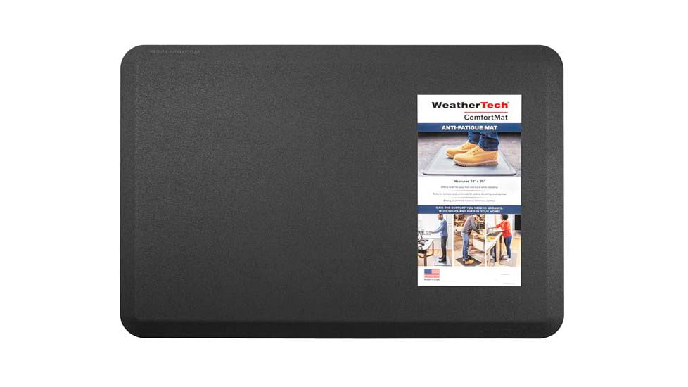 WeatherTech Comfort Mat, Stone, Black, 81AF23TXBS