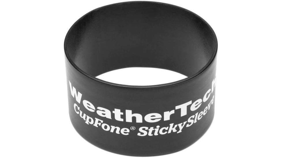 WeatherTech CupFone StickeySleeve, Black, 84CF22SS