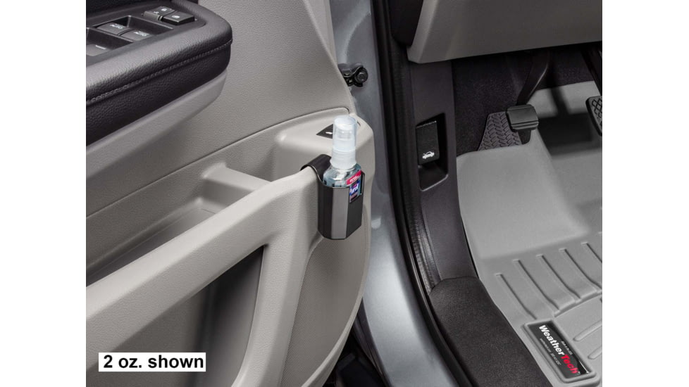WeatherTech Door Pocket Sanitizer Holder, 2oz, Black, 8ADPH2OZ