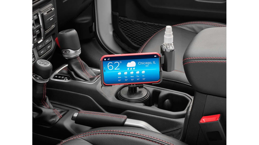 WeatherTech Hand Sanitizer Holder - Two View, Black, 8ACFSHTV