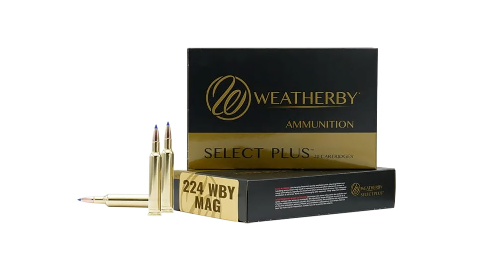 Weatherby 224Wthby Mag 37gr Hammer Custom 20 Per Box/10 Case, M22437HCB