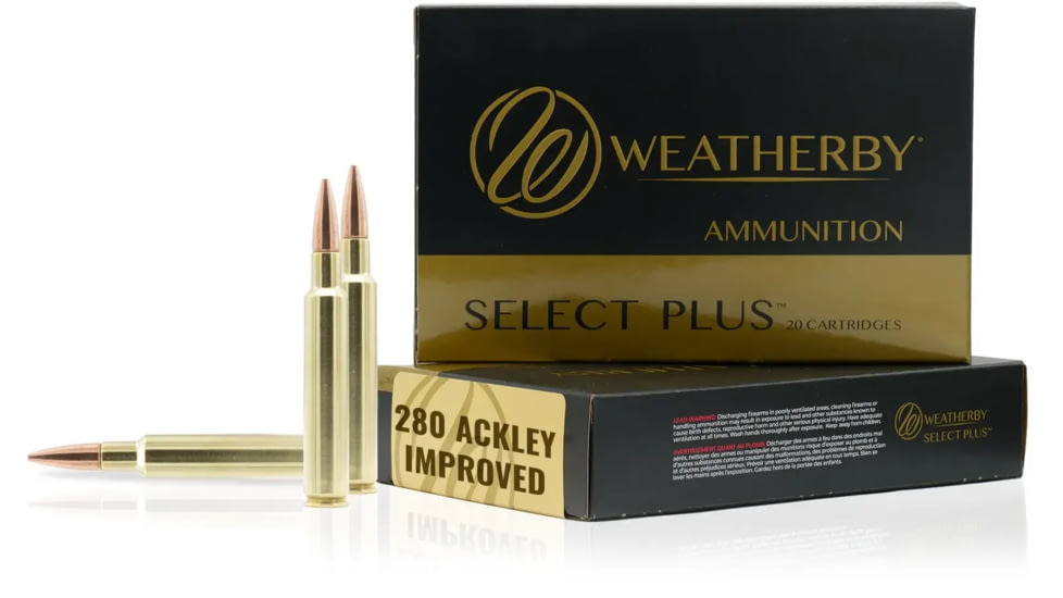 Weatherby 280 Ackley, 168 Grain, Classic Hybrid, Rifle Ammo, 20 Rounds, R280A168CHH-20RD