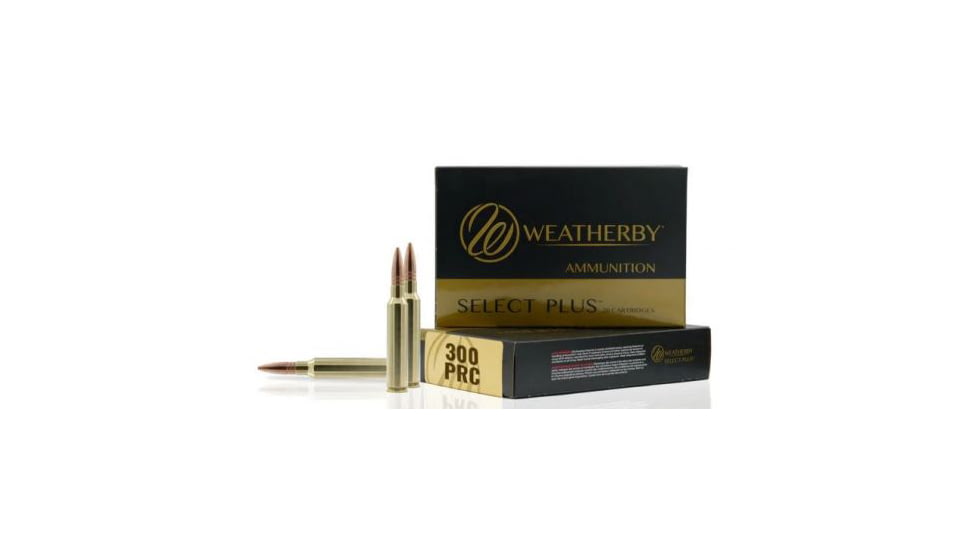 Weatherby 300 PRC 205 Grain Jacketed Hollow Point Rifle Ammo, 20 Rounds, R300P205EH