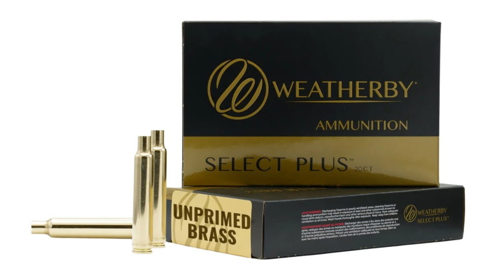 Weatherby .25 Weatherby Rebated Precision Magnum Rifle Brass, 20 Piece, BRASS25RPM