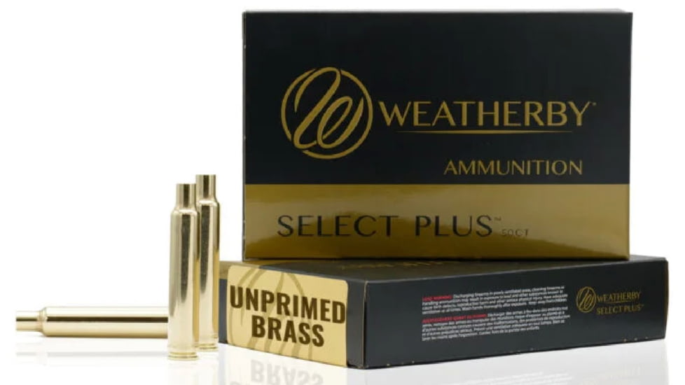 Weatherby BRASS7PRCCT50 Unprimed Cases 7mm PRC Rifle Brass 50 Per Box