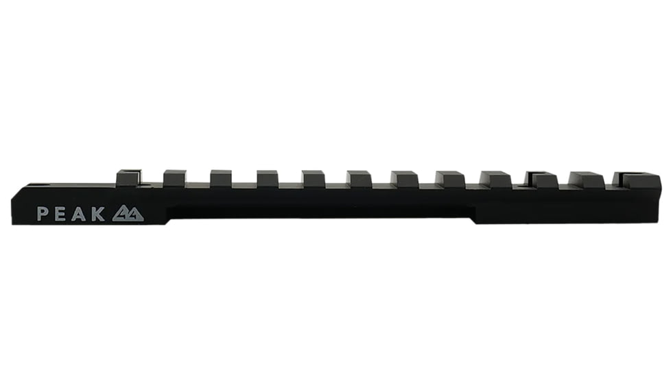 Weatherby Peak 44 Picatinny Rail Vanguard, Long Action, 1 Piece, 20 MOA Rifle Rail Mount, Matte Black, J010005
