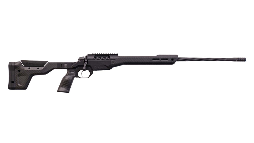 Weatherby 307 Alpine MDT Bolt Action Rifle, 6.5mm Creedmoor, 24in Barrel, 1-8, CF Stock, Cerakote Black, 3WAMC65CMR4B-FRRMPG