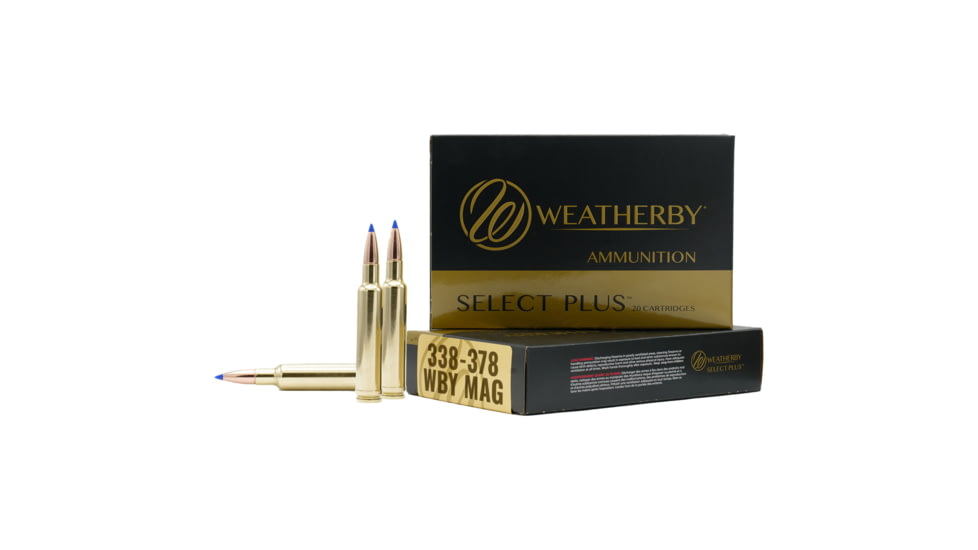 Weatherby .30-378 Magnum 195 Grain Hammer Custom Brass Cased Centerfire Rifle Ammo, 20 Rounds, M303195HCB