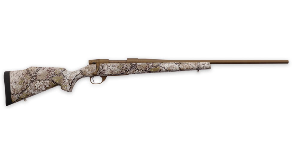 Weatherby Vanguard Badlands Bolt Action Rifle, .300 Winchester Magnum, 24in Threaded Barrel, 1-10, Synthetic Camoflage Stock, Bronze, 3Rd, VAP300NR4T-FRRMPG