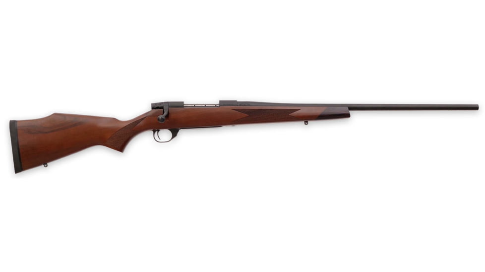 Weatherby Vanguard Sporter Bolt Action Rifle, .223 Remington, 24in Threaded Barrel, 1-9, Walnut Wood Stock, Blued , 5RD, VDT223RR4T-FRRMPG