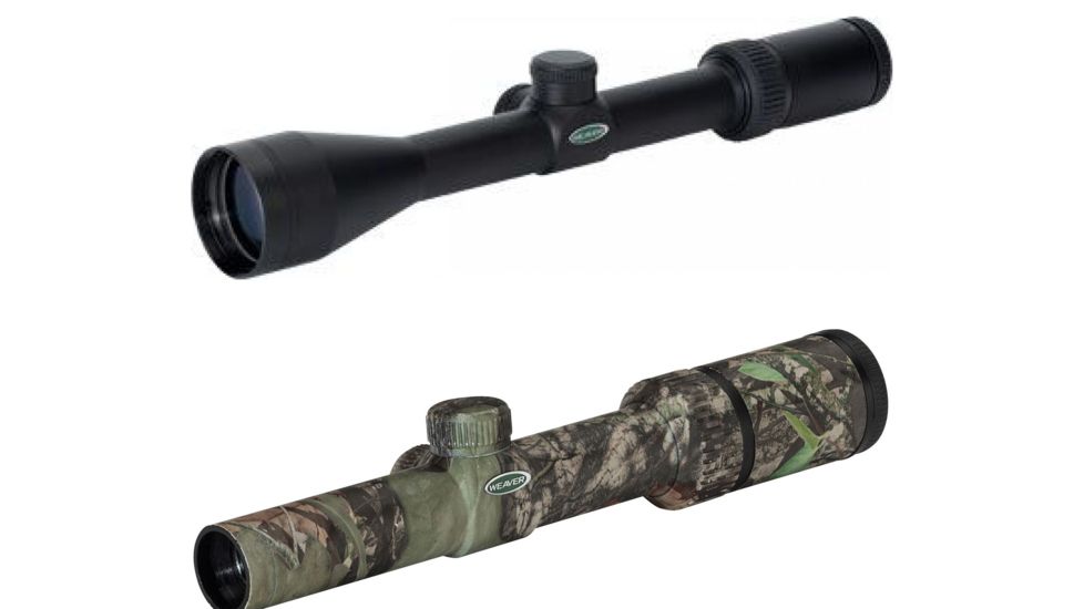 Weaver 1-4x24 Kaspa Rifle Scope, Black, Camouflage