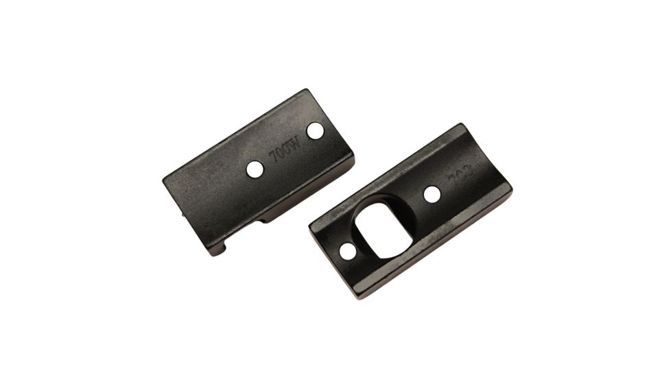 Weaver 2 Piece Grand Slam Steel Rifle Scope Base, Remington 700 LA/SA &amp; Howa, Weatherby VanGuard, Matte