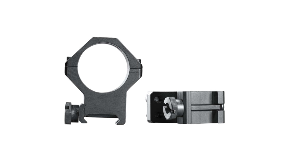 Weaver 30mm Four Hole Skeleton Rifle Scope Rings, High, Matte Black 48366