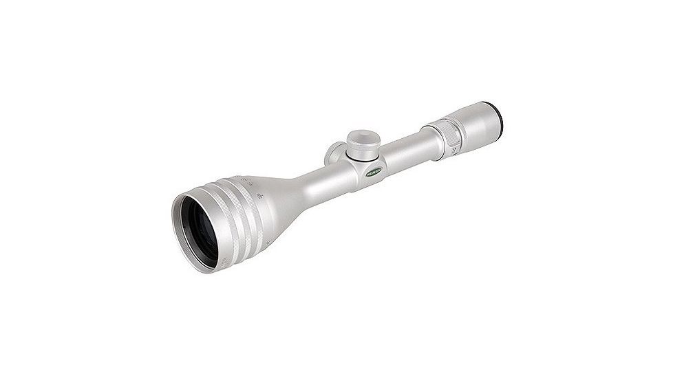 Weaver 4-12X44 Adjustable Objective Dual-X Reticle Rifle Scope, Silver 849541