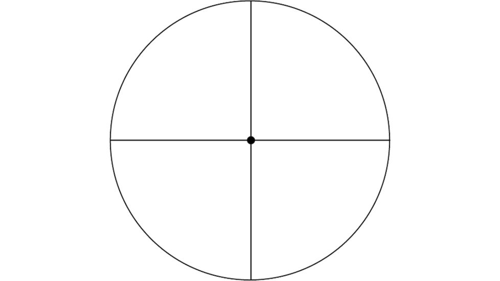 Weaver Fine Crosshair w/ 1/4 MOA Dot Reticle