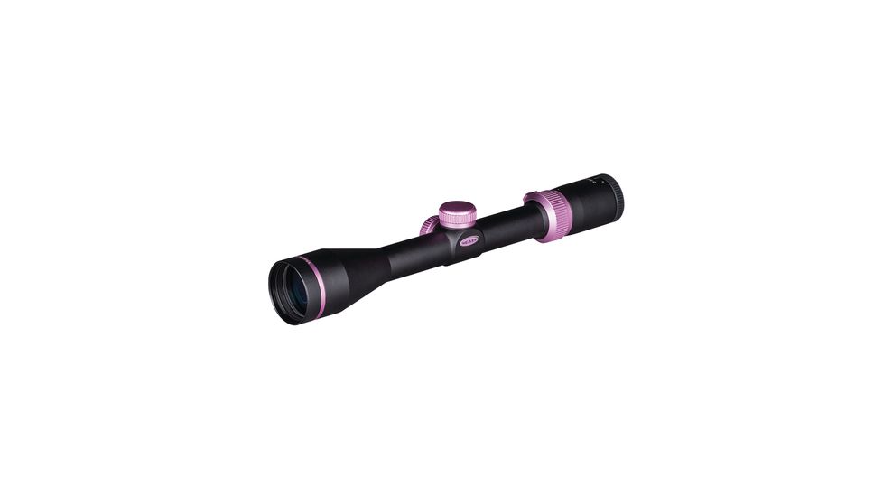 Weaver Kaspa Rimfire Scope 3-9x40mm Dual-X Reticle Matte Black With Pink Enhancements
