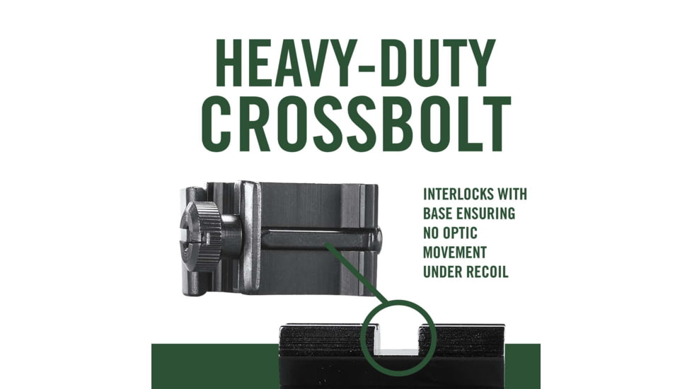 Weaver Rings Detachable Top Mount Rings, 1in, Extended X-High Matte Black 48449