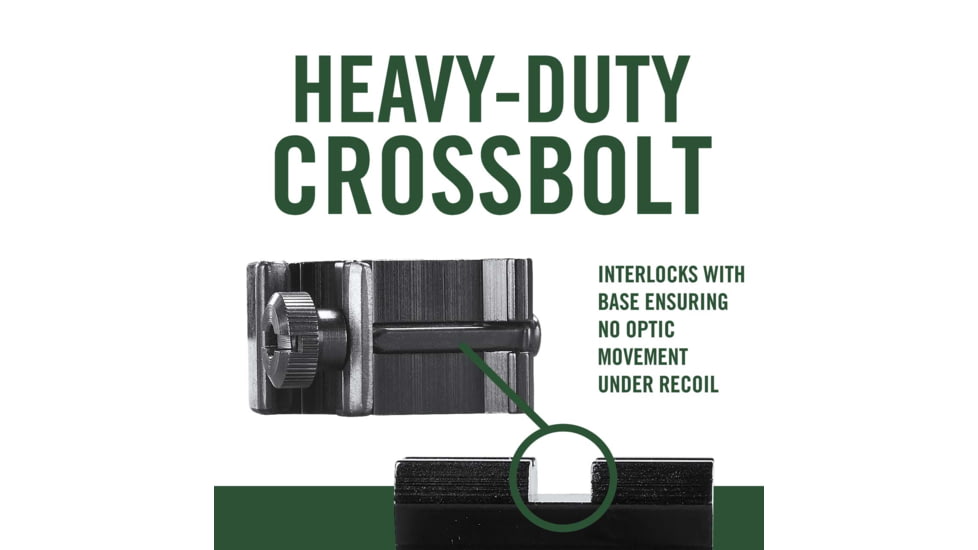 Weaver Rings Detachable Top Mount Rings, 30mm, High Extended Matte 49152